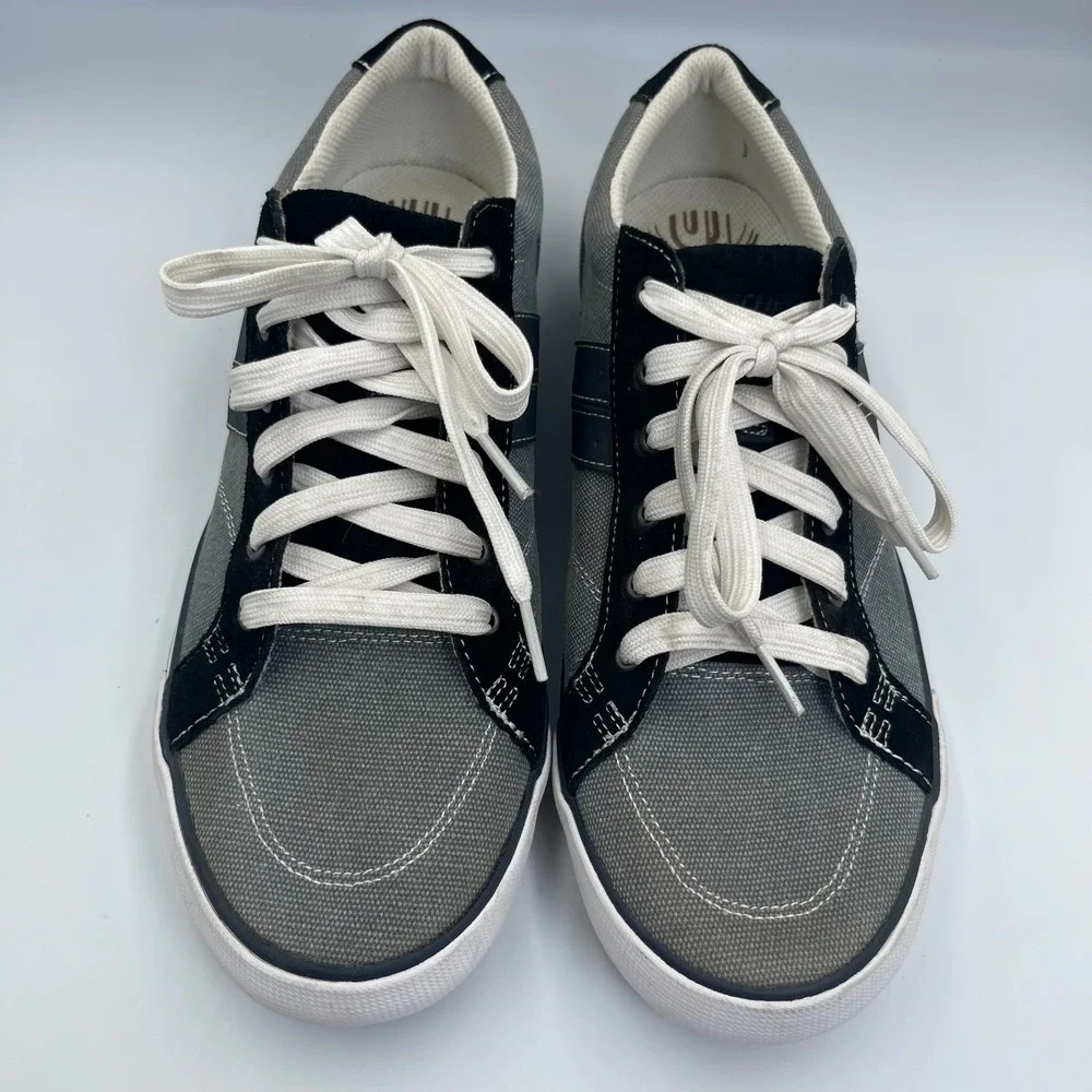 Skechers Relaxed Step Men's 11.5 Navy Canvas Lace Up Sneakers